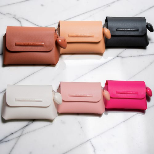 Bolsinha Feminina Suellen Pequena com Coração Clutch Porta Maquiagem Pontapé.
