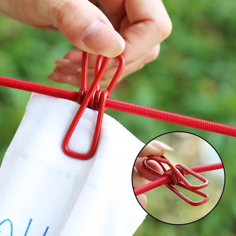 GUIANA Linha Varal De Roupa De Secagem Multifuncional De 180cm Com 12 Clipes em Oferta na Shopee