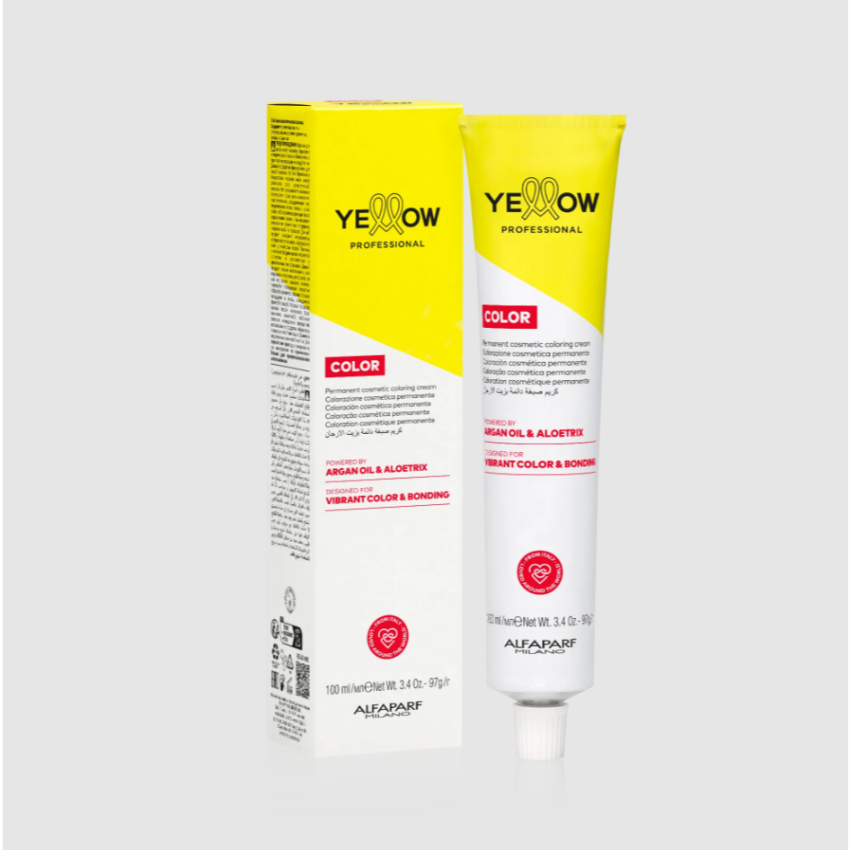 Coloração Permanente 6000 Vermelho Yellow Color Alfaparf 60ml em Oferta na Shopee