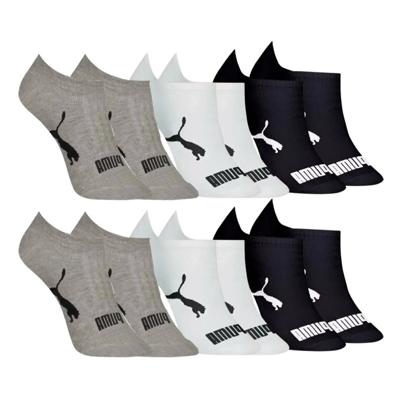 9 Pares de Meia Puma Sapatilha Original