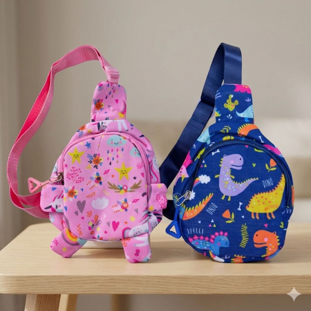 Bolsa Transversal Infantil - Design Lúdico Estampa