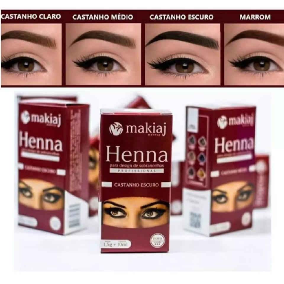 Henna para Sobrancelhas Makiaj – Alta Fixação | Resultado Profissional | Longa Duração