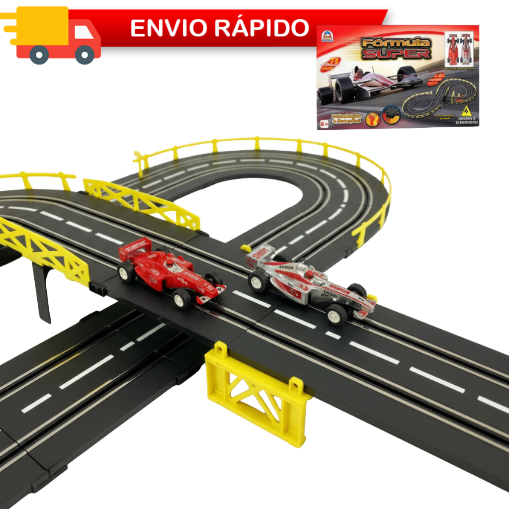 Pista de Corrida Super Circuito Autorama Eletrico - formula 1