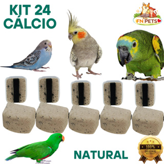 Pedra de Cálcio para Pássaros Kit pet Auxilia na Digestão e Estresse Calopsita, Periquito, Papagaio em Oferta na Shopee
