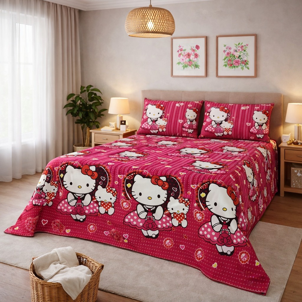 Kit Lençol Casal Personagem Infantil Box Queen e Solteiro Toque de  Algodão aveludado com 2 Porta travesseiros em Oferta na Shopee