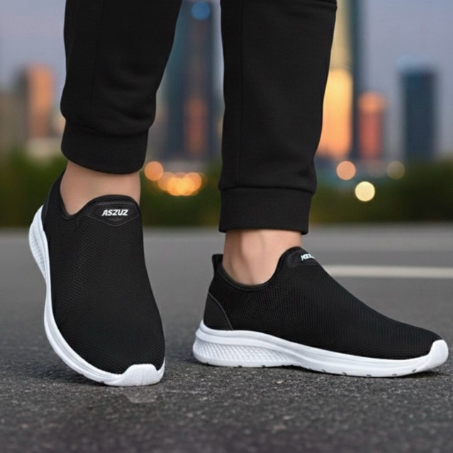 Tênis Meia Aszuz Confortável Feminino  Promo Academia Dia a Dia Slip On Calce Facil leve Confortável em Oferta na Shopee