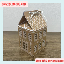 ENVIO IMEDIATO / PEGUE E MONTE 10 Caixas Milk de Casinha para Doces ou Biscoitos, Lembrancinhas de Natal,Empresa