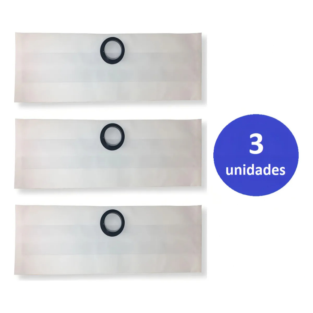 Kit Com 3 Sacos Descartável Para Aspirador de Pó Pas 80