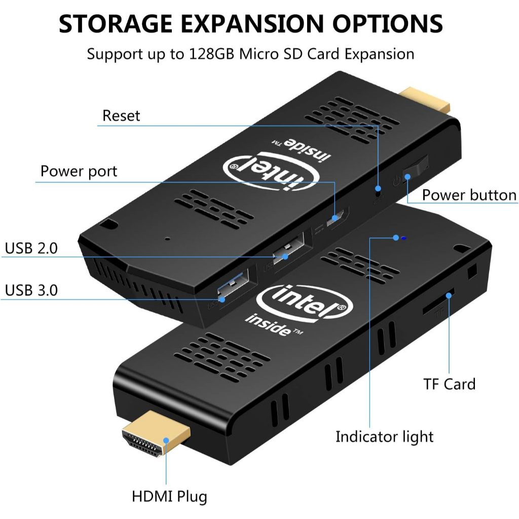 Mini Pc Intel Pocket Pc Mini Pc Stick Pc 4 Gb Ram - 4gb De Ram