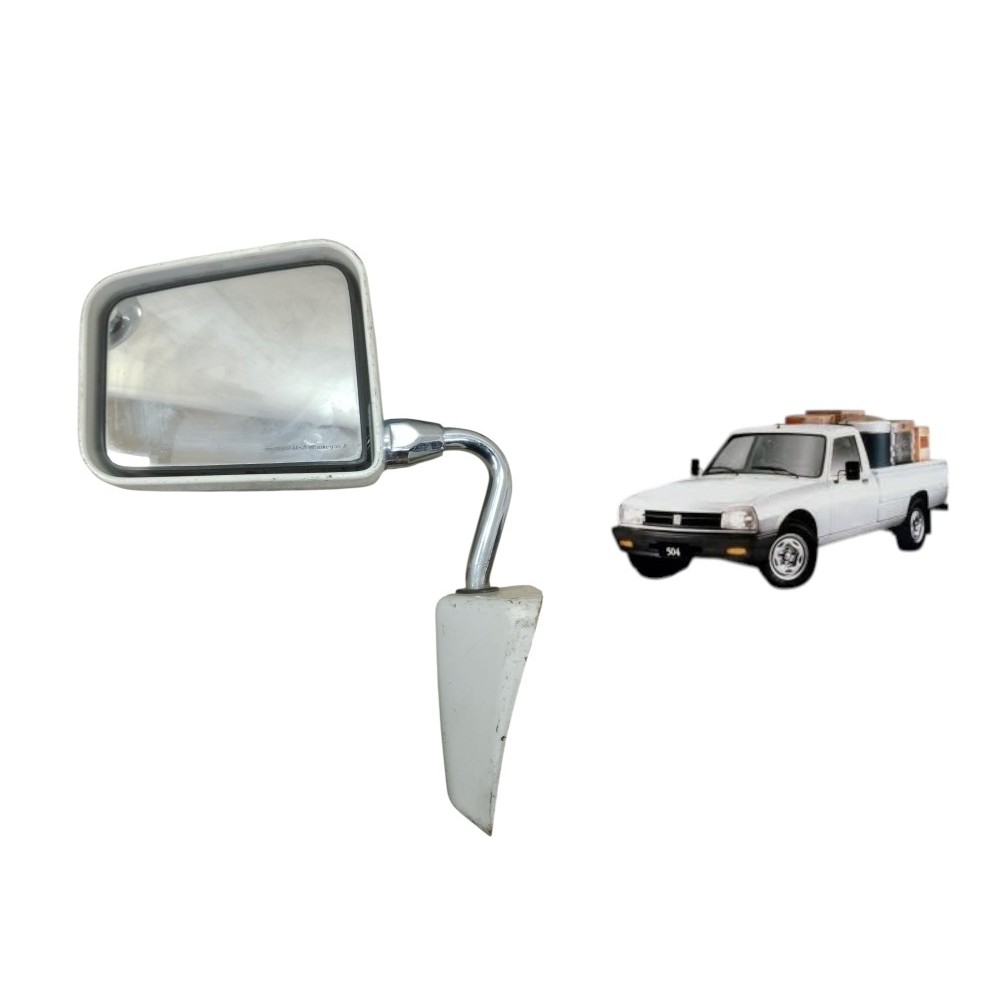Retrovisor Manual Peugeot 504 1995 A 1999 Lado Esquerdo