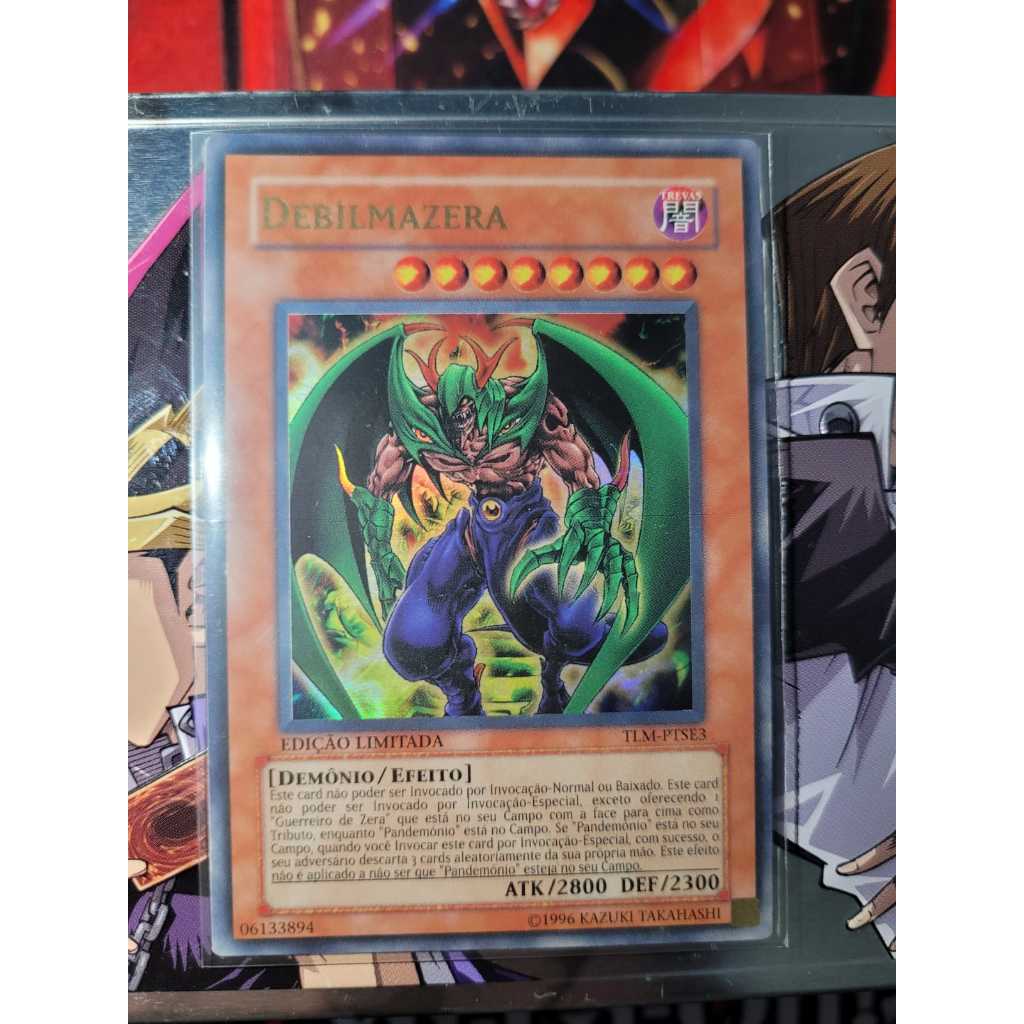 Debilmazera - Mazera DeVille - Raridade ULTRA - Yugioh! Original Konami. Carta de 2005.