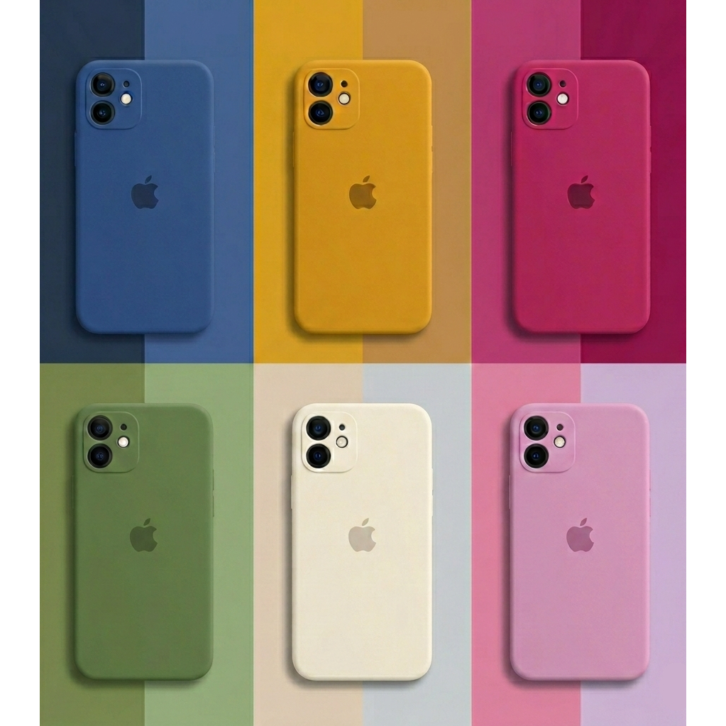 Capinha Silicone Aveludada iPhone 11/11 Pro Max Proteção Premium - Câmera Fechada