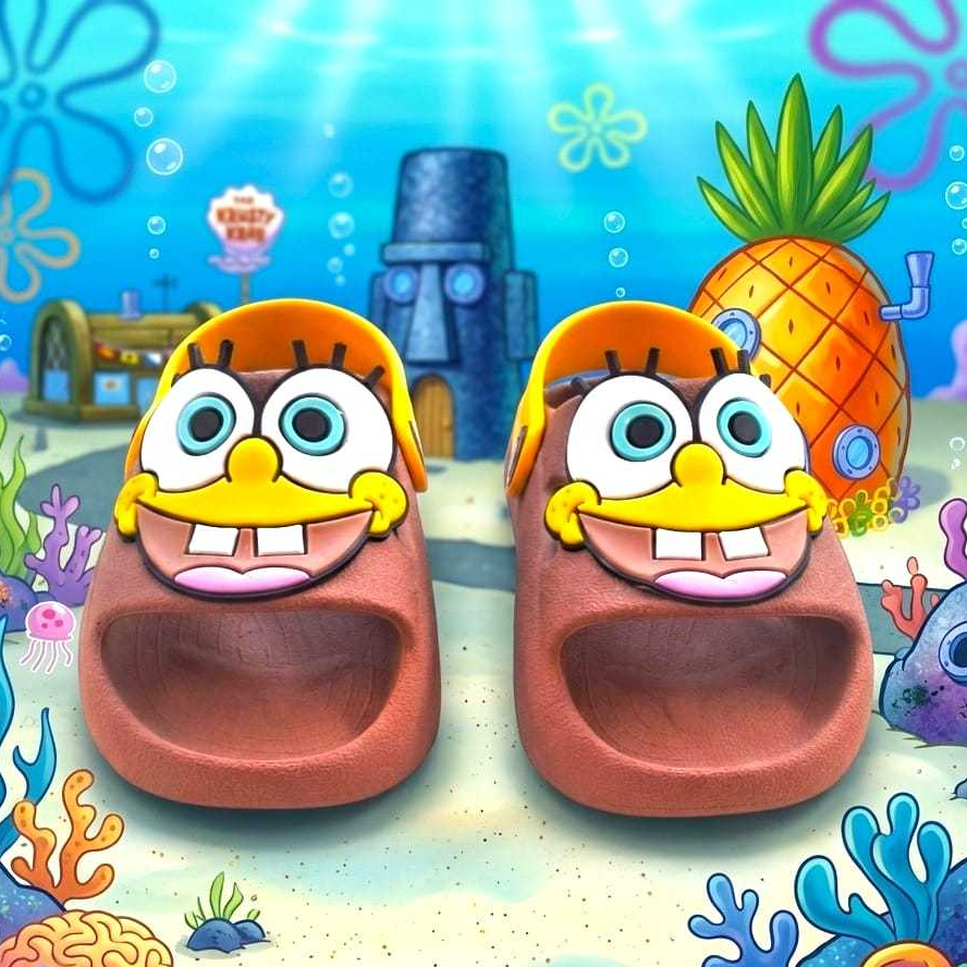 Chinelo Infantil Nuvem Slide Meninos Macio Confortável Leve Personagem Resistente Coloridos