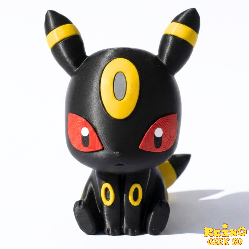 Umbreon Miniatura Pokémon 15cm Colecionável  Decoração Geek Colecionável - Ideal Para Setups Gamers