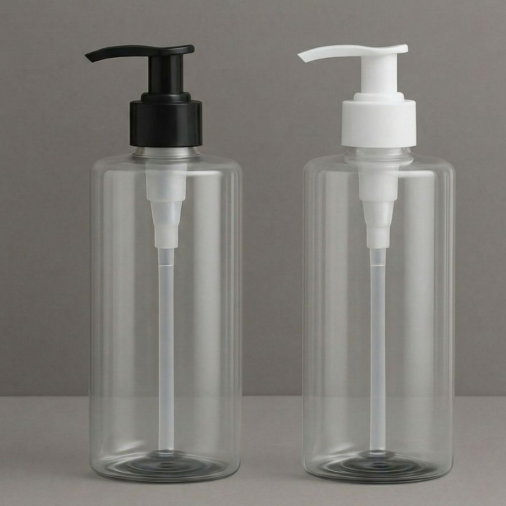 Kit 5,3 ou 1 und Frasco Pet Para Banheiro 500 ml Com Válvula Pump Saboneteira Líquido Shampoo Álcool