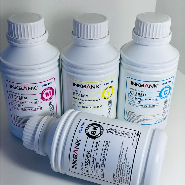 Tinta Corante ET365 500ml Para Epson EcoTank Bulk Ink Alto Rendimento