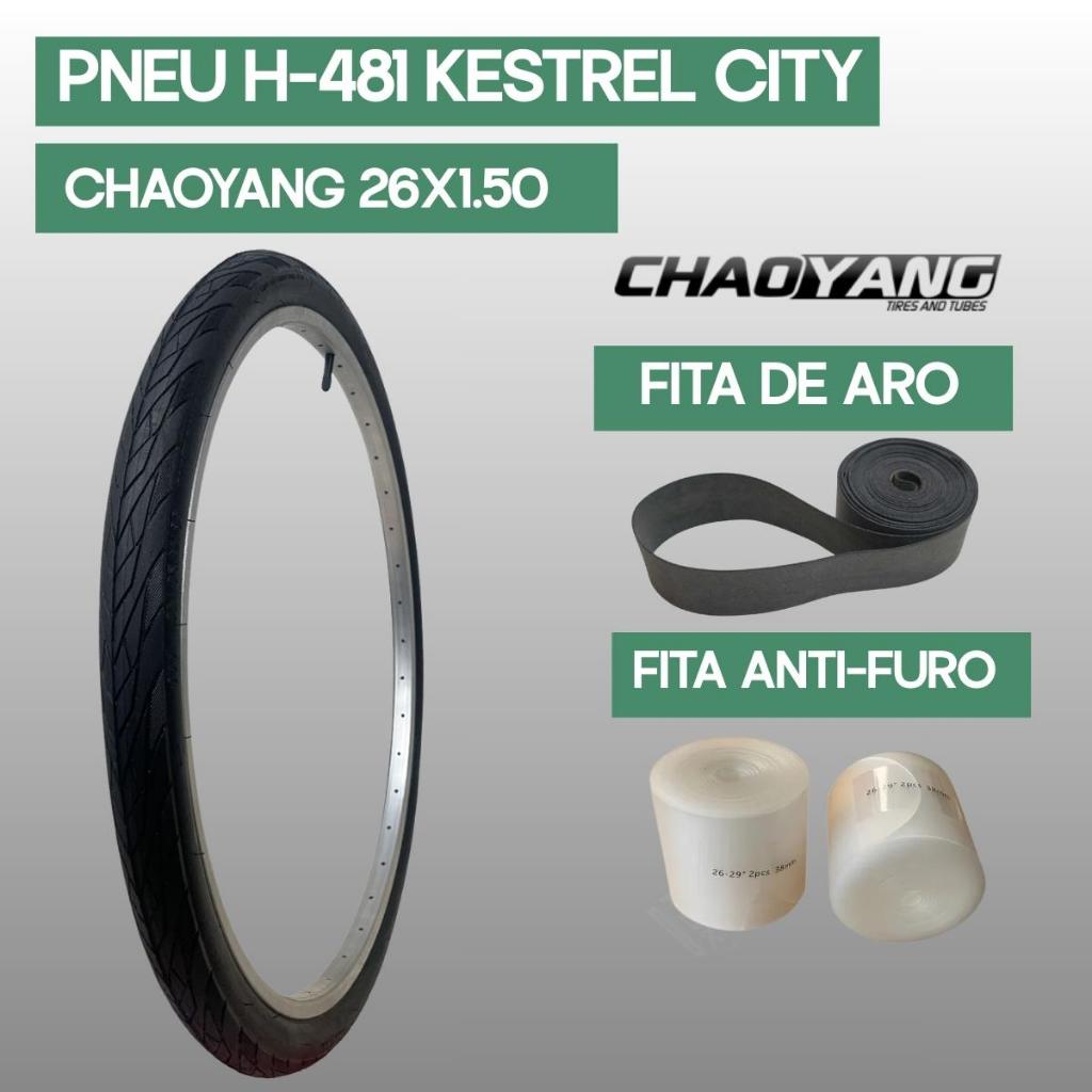 Pneu Aro 26 Pneu Bike Aro 26 Kit Pneu com Brinde Chaoyang Fita Anti Furo Aro 26