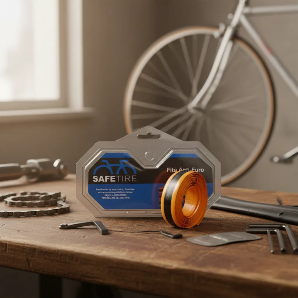 PAR FITA ANTI-FURO SAFETIRE 23MM ARO 700X25 LARANJA em Oferta na Shopee