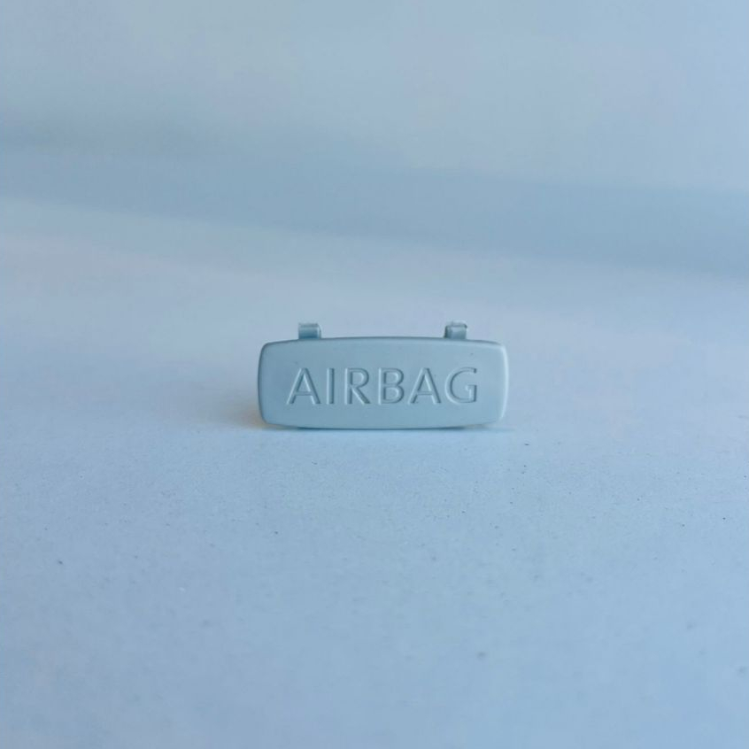 Tampa Airbag Coluna Lateral Original Vw 2g5853437y20 Cinza
