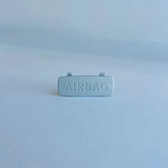 Tampa Airbag Coluna Lateral Original Vw 2g5853437y20 Cinza