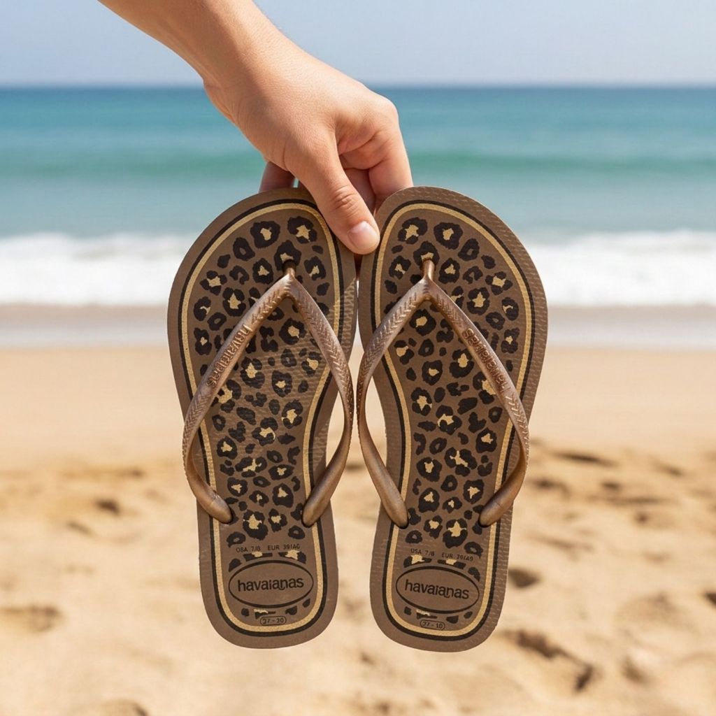 Havaianas Farm Onça Brasil Qualidade Top Confortavél Aconchegante Entrega Imediata exclusividade em Oferta na Shopee