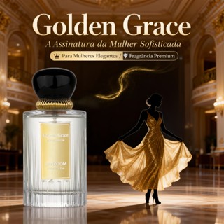 LONKOOM Golden Grace Perfume Feminino 100ml Eau de Parfum  Cheiro Duradouro em Oferta na Shopee