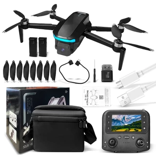 Drone profissional S-X1, com GPS, tela de 4,5 polegadas com resolução 4K, drone triaxial