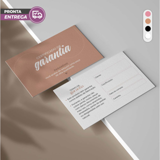 Certificado de Garantia Semi joias Acessórios 9x5 cm 25 200 UNIDADES em Oferta na Shopee