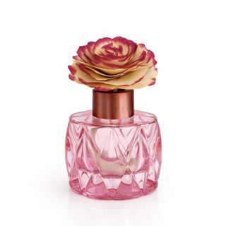 Difusor Decorativo Rosa de Ambiente Vidro 80ml Premium com Flor Decorativa e Tampa Rosa em Oferta na Shopee