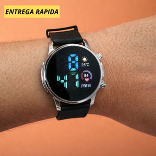 Relógio De Luxo Esportivo Led Digital Quadrado Unisex Lançamento 2025 Feminino E Masculino em Oferta na Shopee
