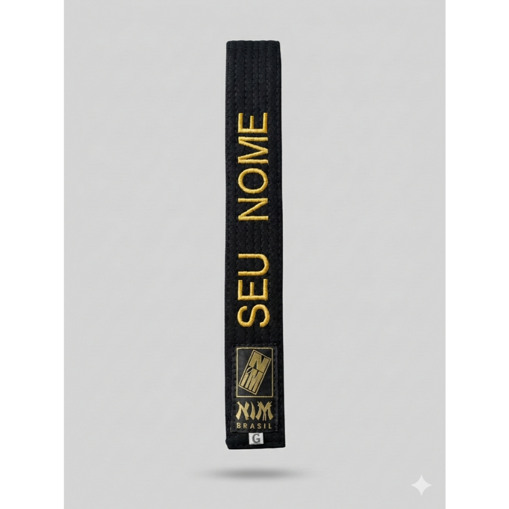 Faixa Artes Marciais Personalizada Bordada (LEIA A DESCRIÇÃO)