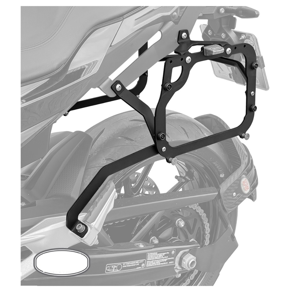 Suporte Baú Lateral Bmw F 900R F900R F900 R - 2025 Em Diante - Scam