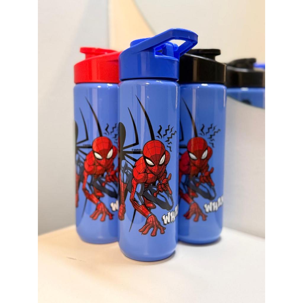 Garrafinha Homem-Aranha 750ml | Squeeze Infantil Escolar | Garrafa de Água Super Herói