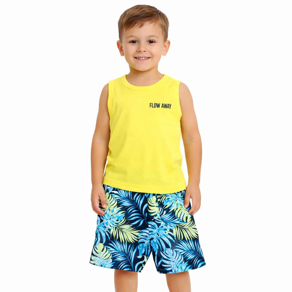 Conjunto Infantil Masculino Verão Confortável