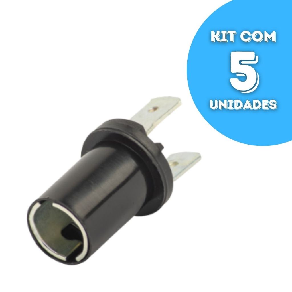 5 Soquetes Isolado Universal Lampada T4w 69 Painel Caminhões DP 3008 DP3008