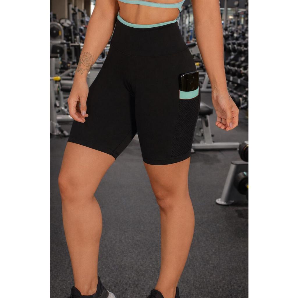 BERMUDA FEMININA ACADEMIA FITNES LAZER