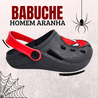 Sandália Infantil Menino Homen Aranha Babuche Chinelo Masculino Leve e Confortável em Oferta na Shopee