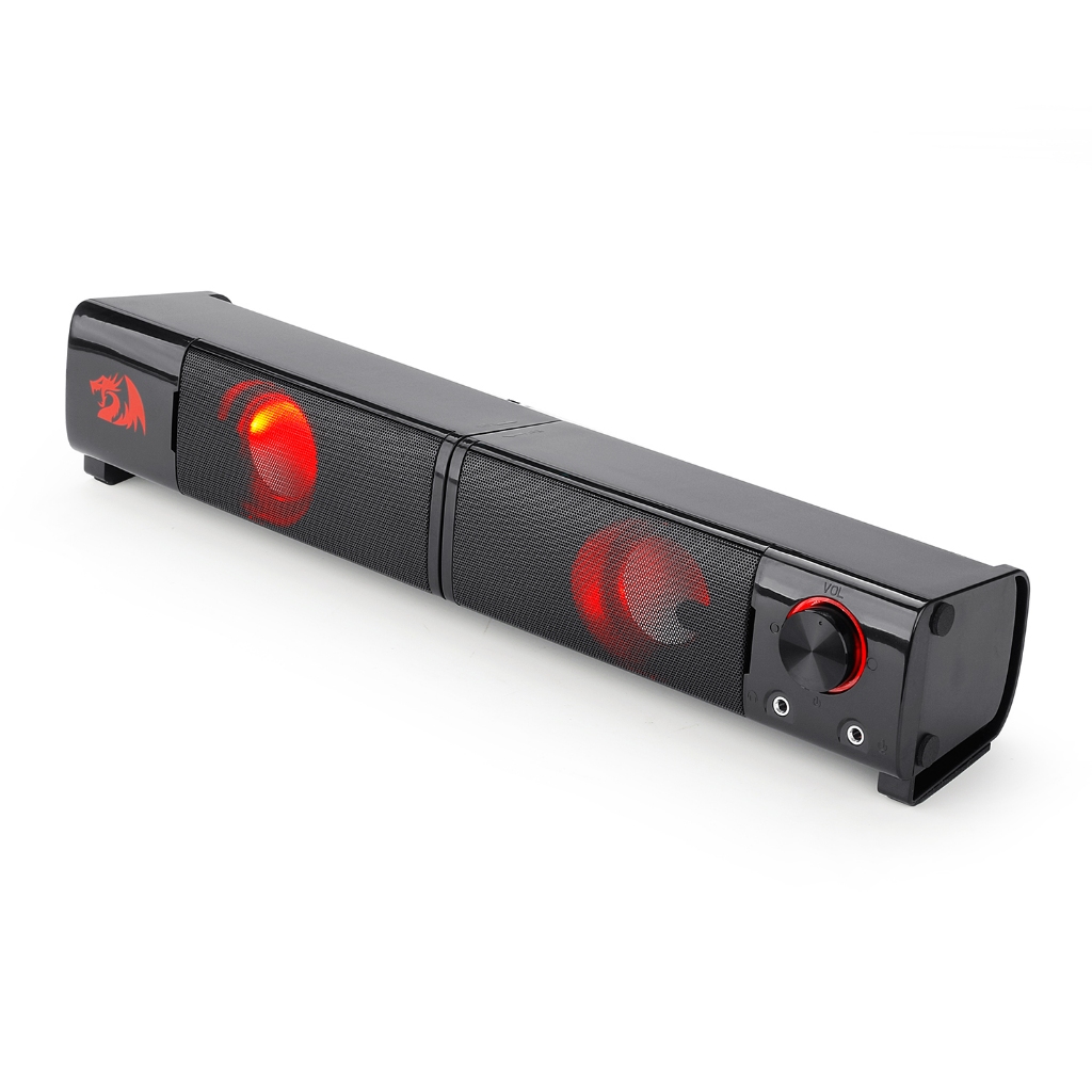 Caixas de Som e Soundbar Redragon Orpheus GS550 Estéreo 2.0 com LEDs Vermelhos — imagem 2 de 2