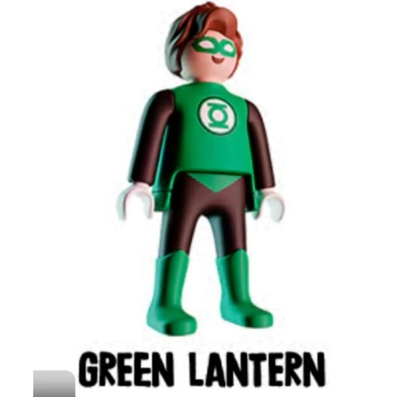 Lanterna Verde Playmobil DC Kinder Ovo