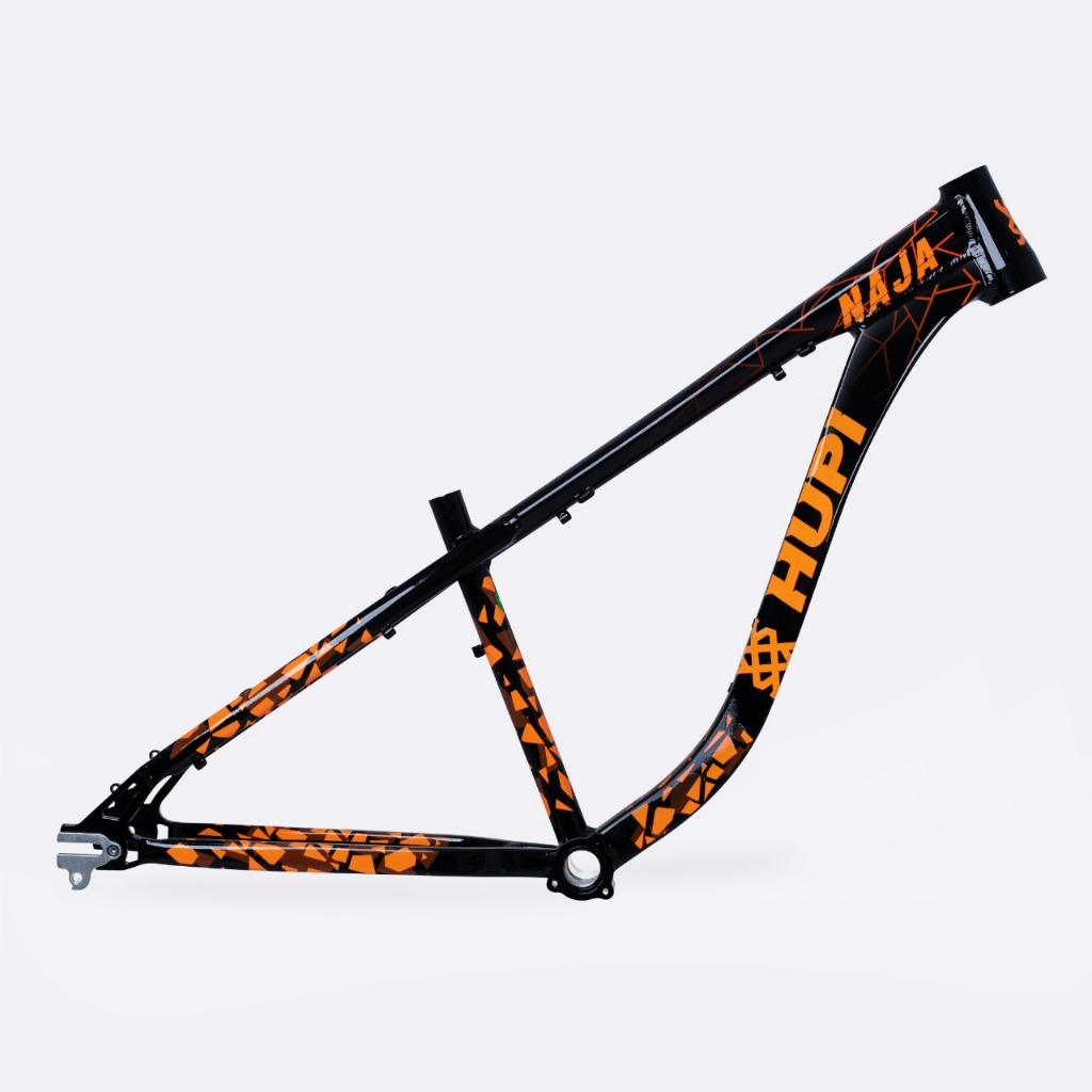 Quadro Hupi Naja Preto Com Laranja 2025