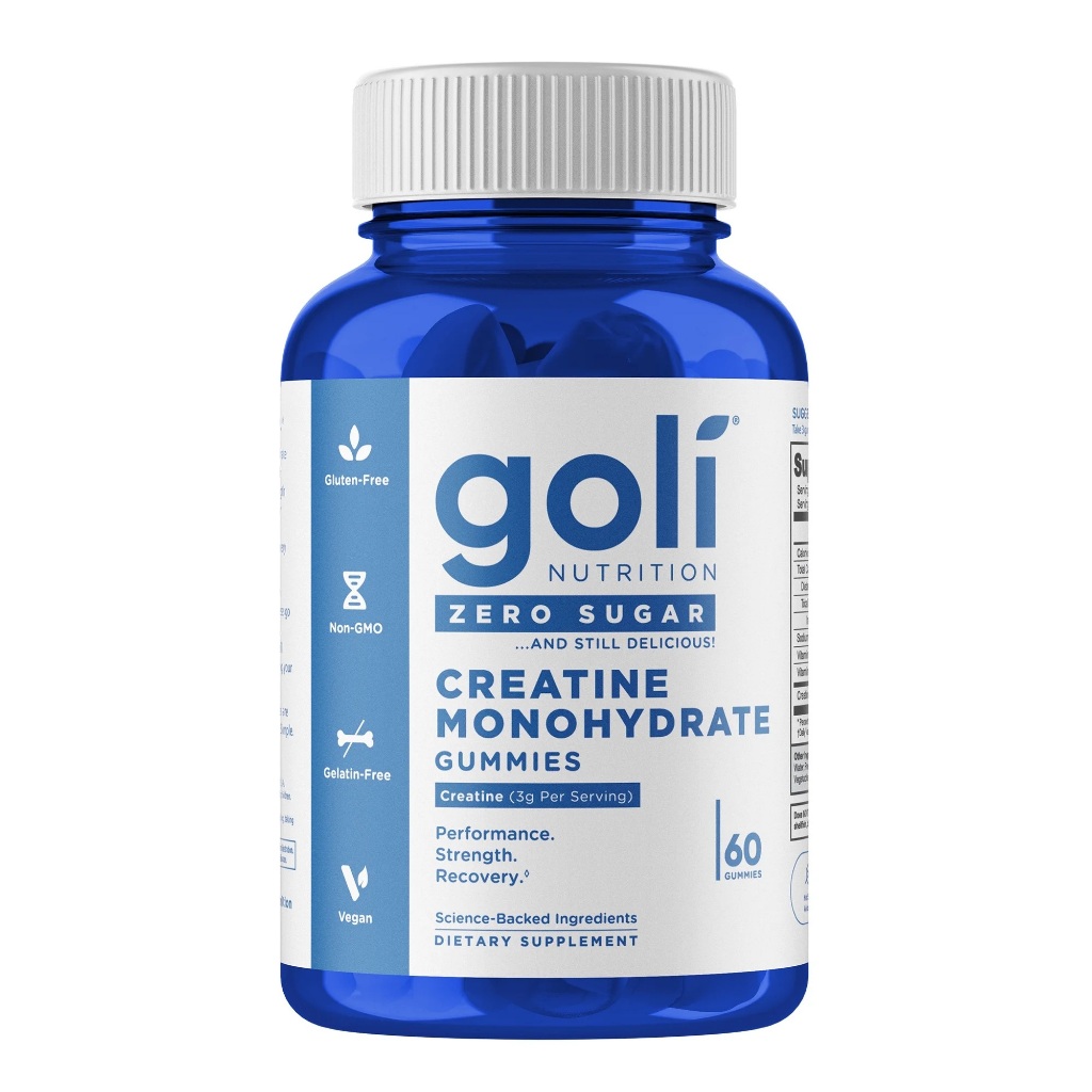Goli Creatina Monohydrate 3g 60 Gomas IMPORTADA EUA