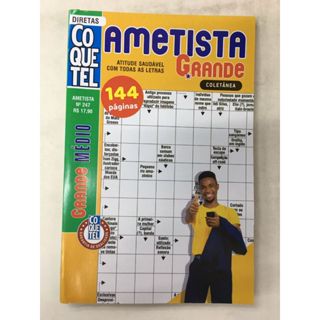 Passatempo Coquetel Palavras Cruzadas Médio Ametista Diversos Volumes em Oferta na Shopee