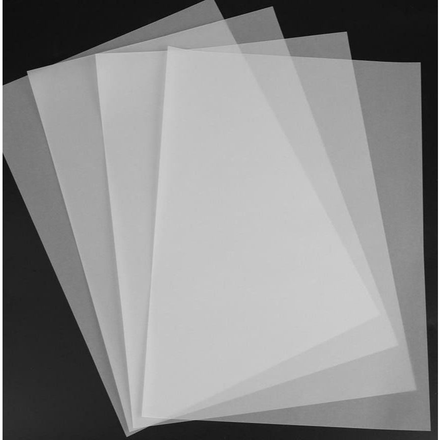 Kit Papel vegetal 90g A4 | À prova D'Água | Para convites, impressão e artesanato
