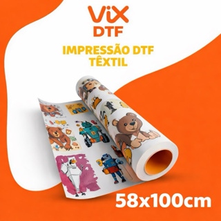 Impressão DTF Têxtil  58cmx100 Alta Qualidade I3200 Para Estamparia Blusas, camisetas e Bonés em Oferta na Shopee