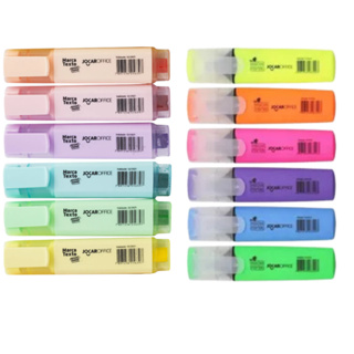 Kit 6 Marca Texto Neon + 6 Pastel Jocar Caneta Marcador Colorida em Oferta na Shopee