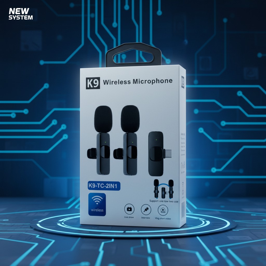 Microfone Lapela Sem Fio USB-C Tipo C Cancelamento De Ruído Para Live TikTok YouTube Podcast