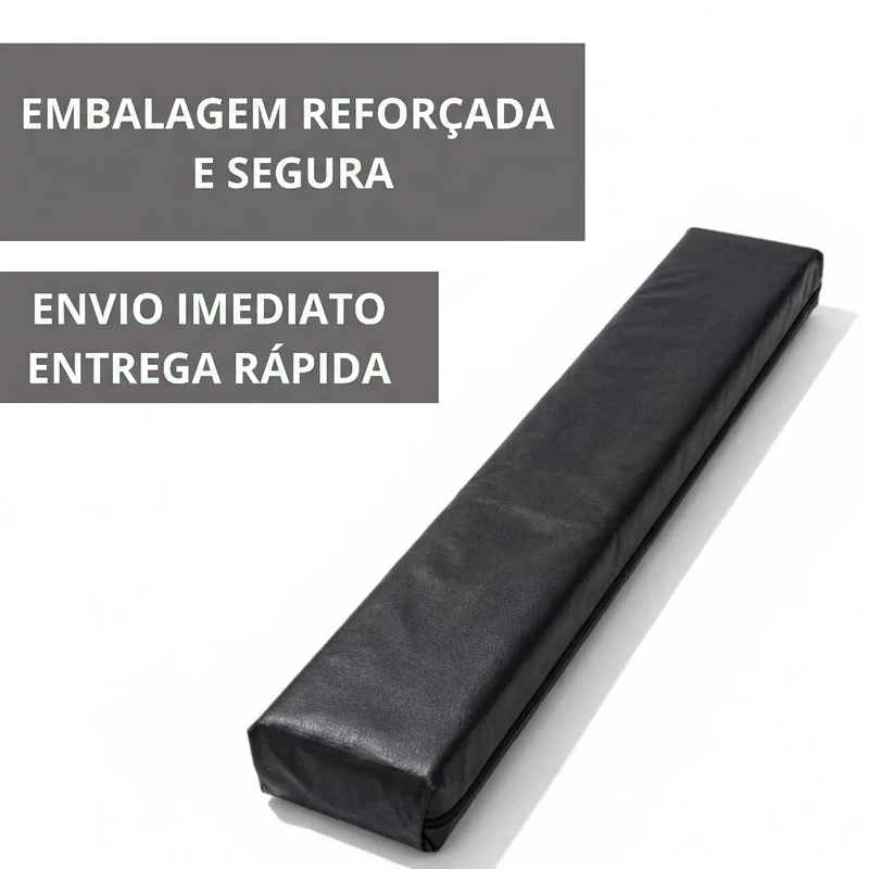 Cabeceira Adesiva Modulada Estofada Aveludada 110x20cm para Casal — foto 7