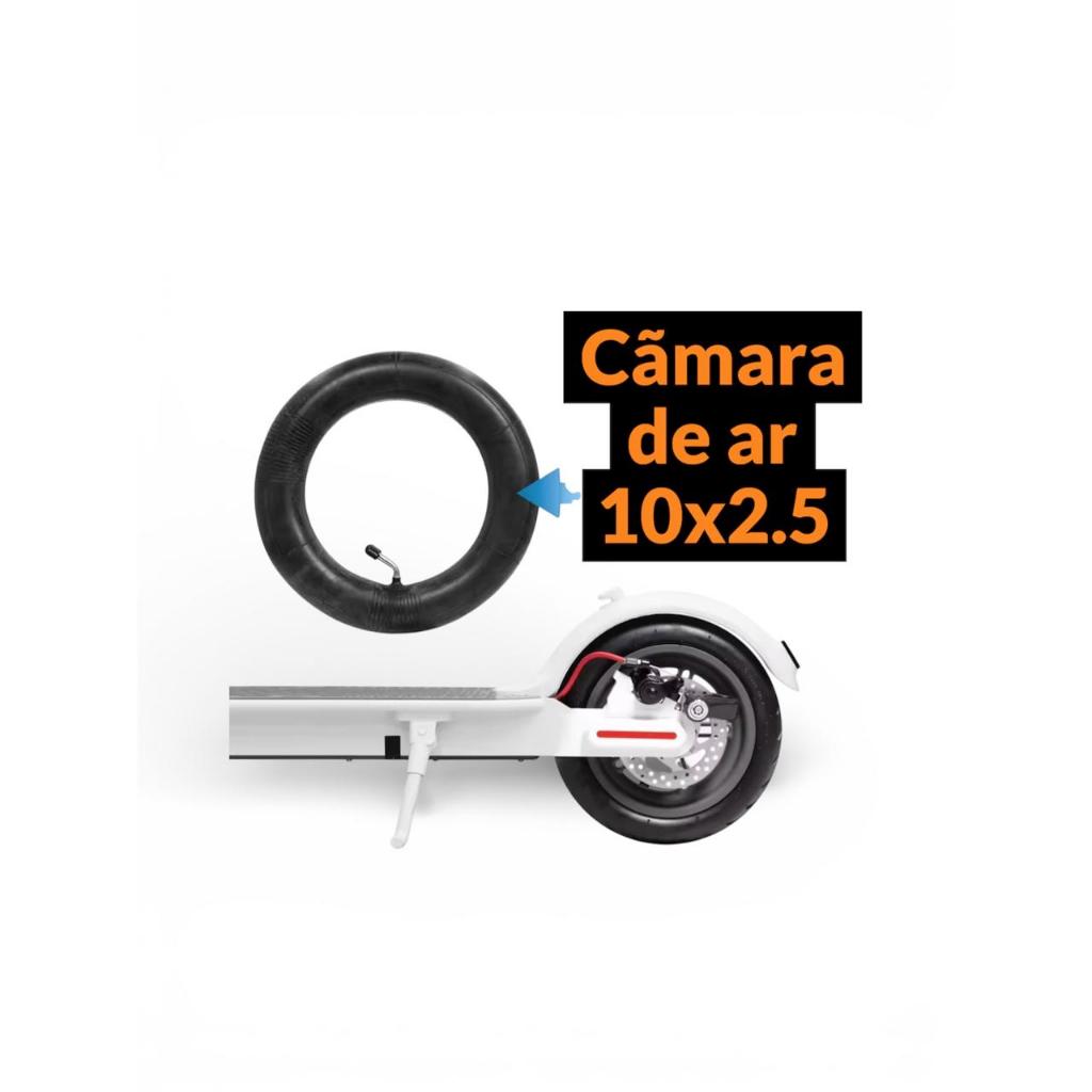 Cãmara de AR 10X2.5 para Patinete Elétrico válvula 90 graus Xiaomi,Foston
