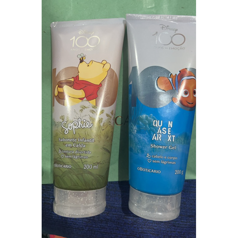 Combo sabonete líquido Sophie 200ml+ Shower gel Quasar next 200g 100 anos vencimento 07/2026
