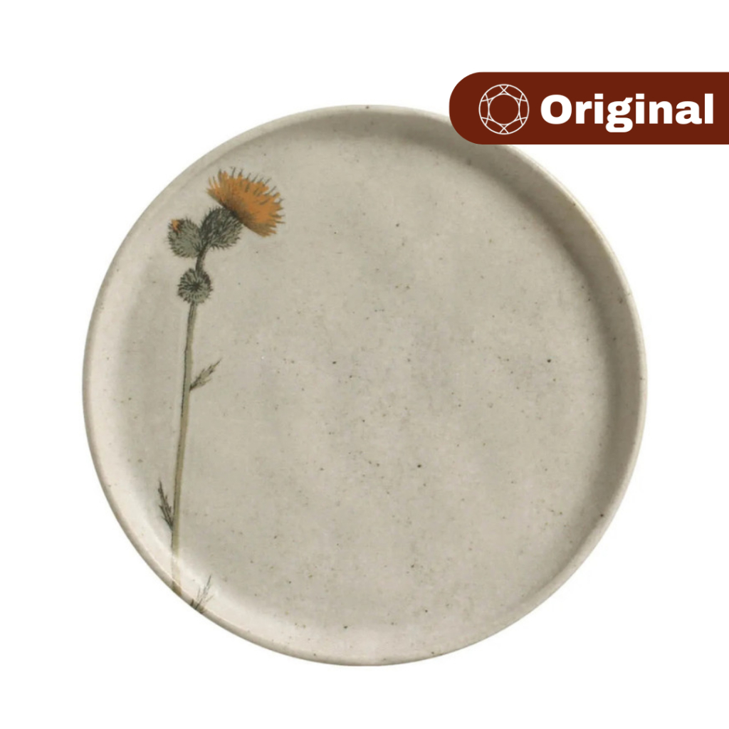 Prato Sobremesa de Pão em Stoneware Bio Campestre - Porto Brasil Original